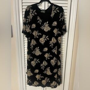 Vintage More Jazz A Chorus Line Company Midi Floral Dress